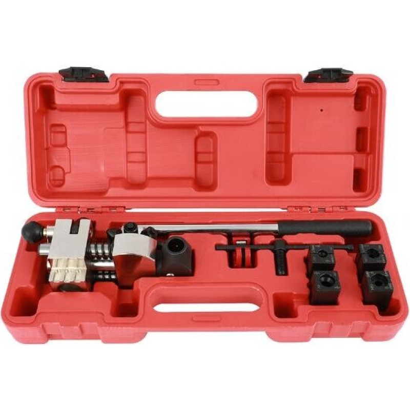 Turret type brake flaring tool kit