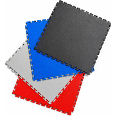Interlocking smooth floor tiles PVC 500x500x7mm / Corner