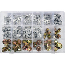 Aluminium gasket and oil drain plug assortment 534pcs
