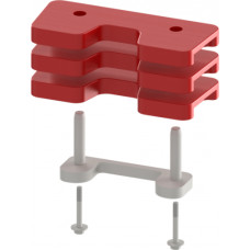 Set of weights for rear hitch (25kg)