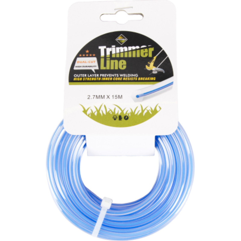 DUAL CUT 2,7/15M (6) Trimmera aukla