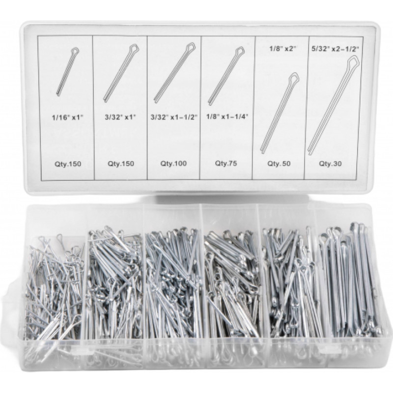 Splint pin set 555pcs