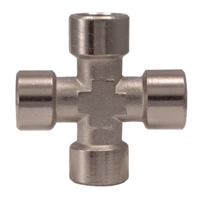 '+' type connector F. Internal thread 4-way / 1/8
