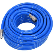 Gumijas gaisa šļūtene ar ātrajiem savienojumiem PVC (Ø10x14mm), 10m