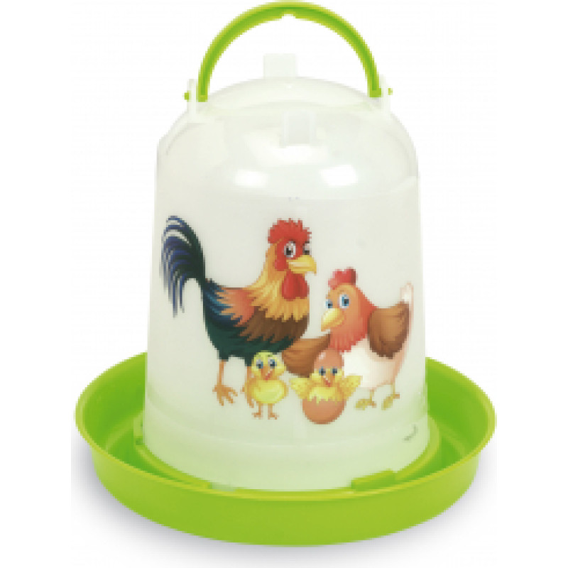 ECO CHICKEN DRINKER 3 L. WITH LEGS - HAPPY RANGE