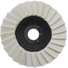 Felt disc for polishing metal 125mm