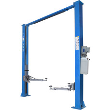 Two post clear floor lift 4t, 380V (3 stage rear arms)