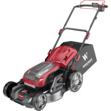 Li-ion Cordless brushless lawn mower self-propelled WORCRAFT  40V (20V x 4 pcs 8.0Ah batteries)