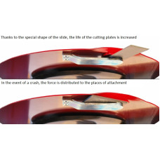 Cutting disc with tongues