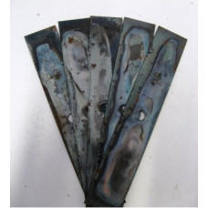 Double-sided centered hardened blade for FERMER milling cutters with factory marking