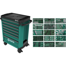 Roller cabinet PRO with tool set trays, 300pcs.