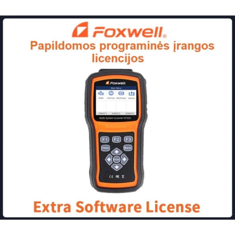 Foxwell NT530 additional software / SAIC Motor