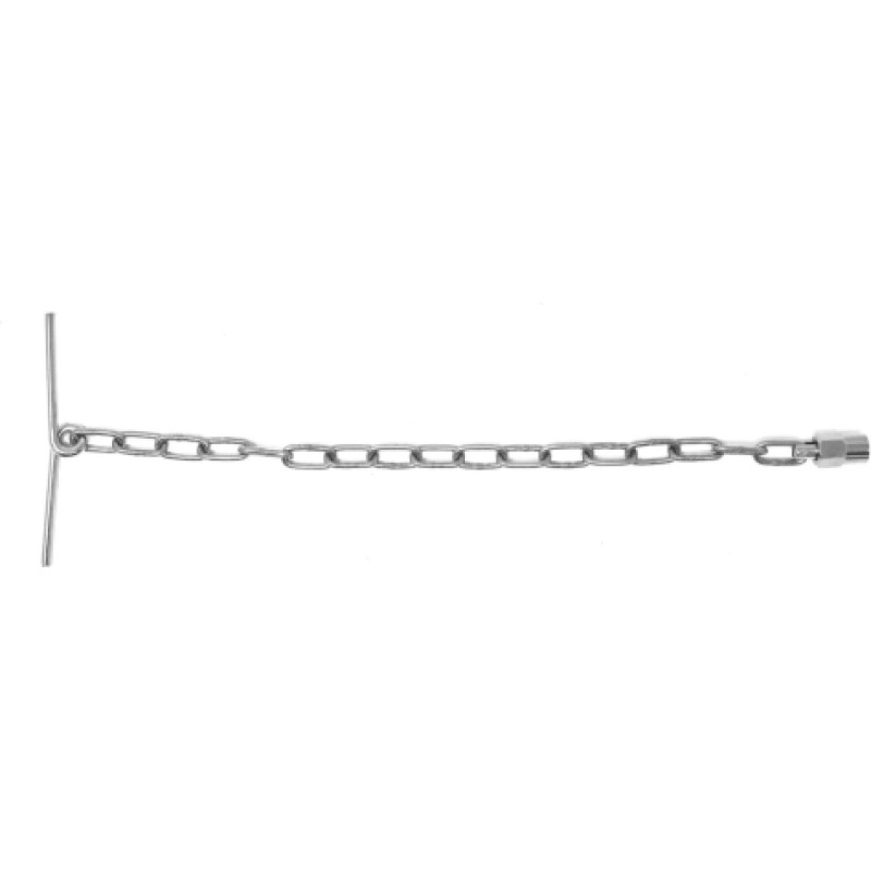 Valve holding tool with chain