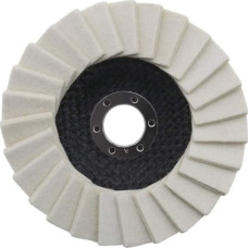 Felt disc for polishing metal 125mm