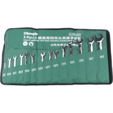 Open end wrenches DIN3110 set 12pcs (6-32mm)