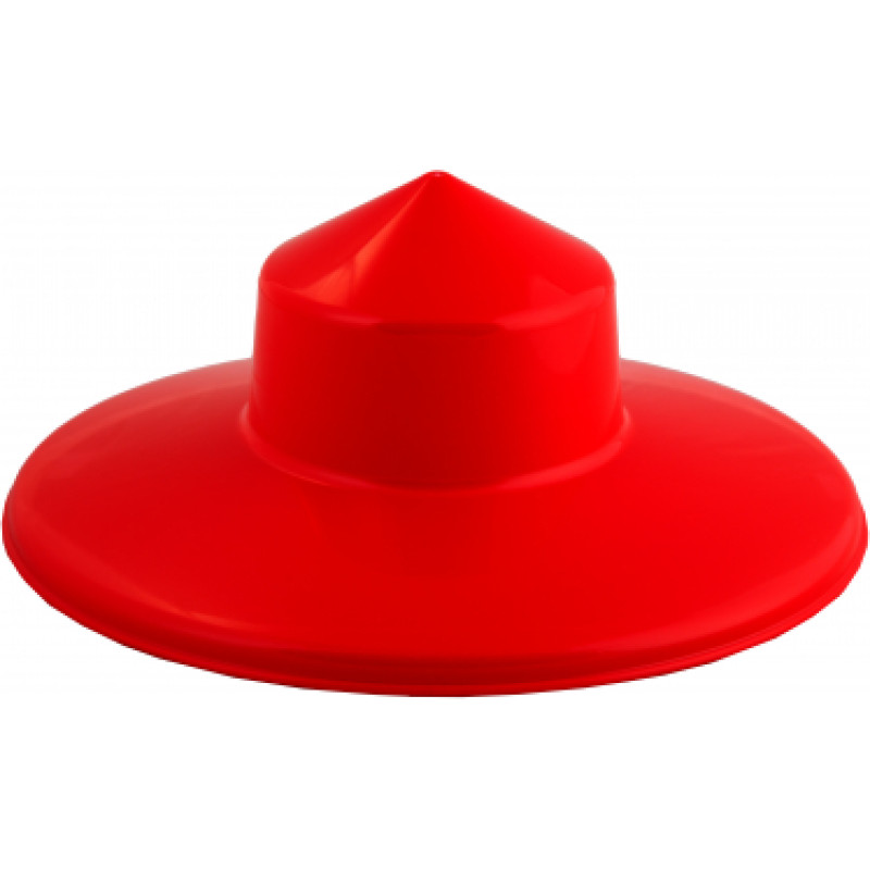 RAINHAT FOR PLASTIC POULTRY FEEDER 4 KG. - RED