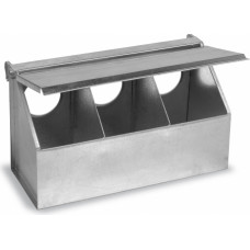 METAL PIGEON FEEDER - 3 HOLES