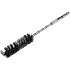 Tube crimped wire brush with shaft / Ø 20mm