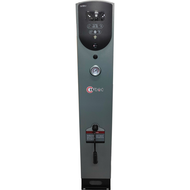 Automatic standing air inflator with hose reel 220V