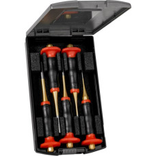 Pin punch set 5pcs with handguard RENNSTEIG