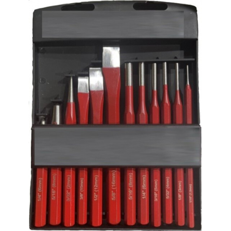 Chisel and punch set 12pcs