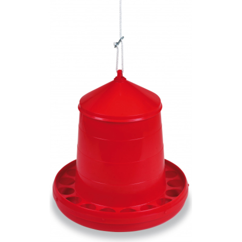 PLASTIC POULTRY FEEDER 8 KG.