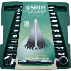 Combination gear wrenches set 12pcs. (8-19)