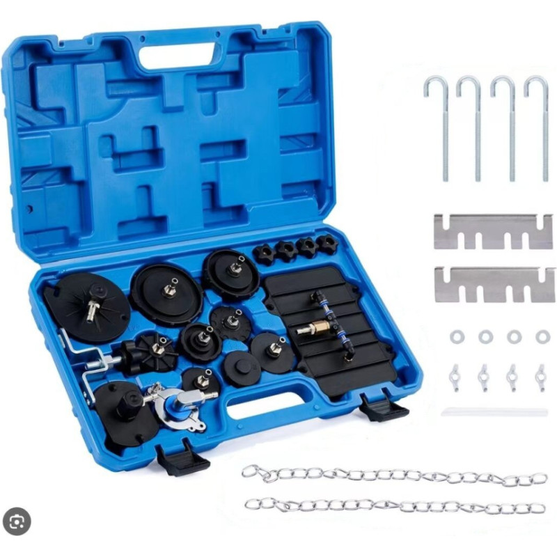 Brake bleeder and filler adapter set 17pcs