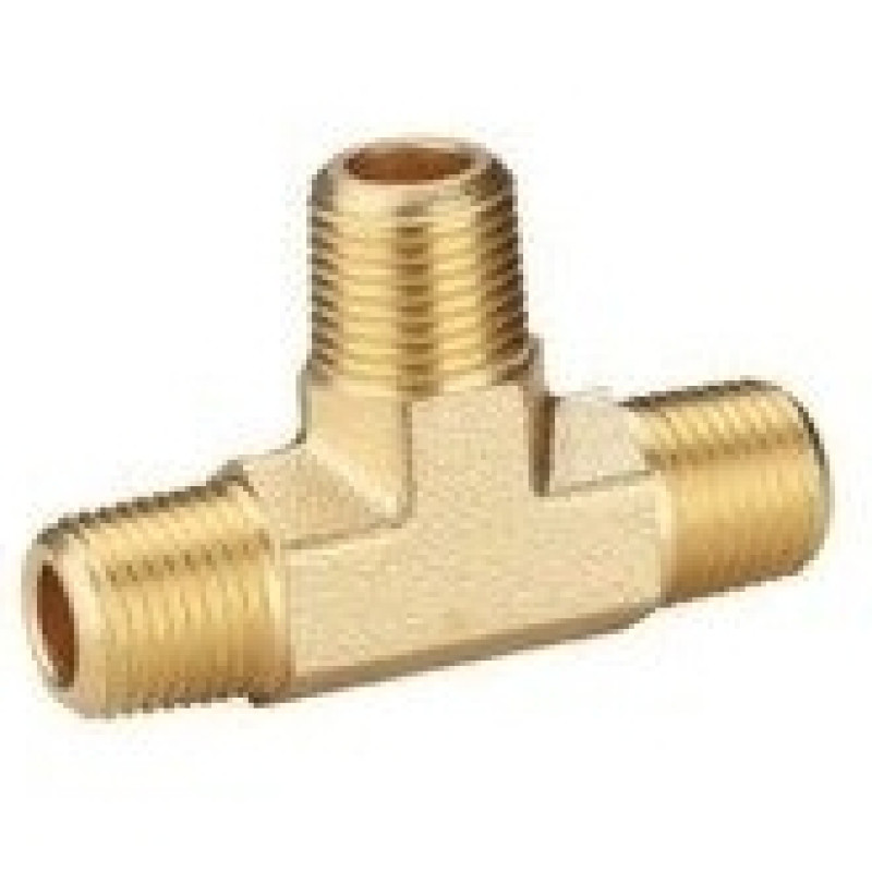T-type connector with M. External threads / M. Ext. thr. 3/4