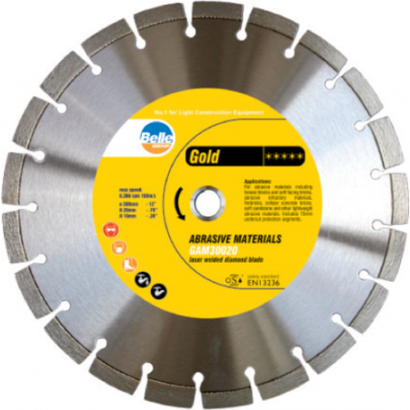 Gold General Masonry (GGP) Diamond Blade 350x25mm