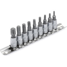 1/4'' TORX bit sockets set 9pcs T-10-T-60