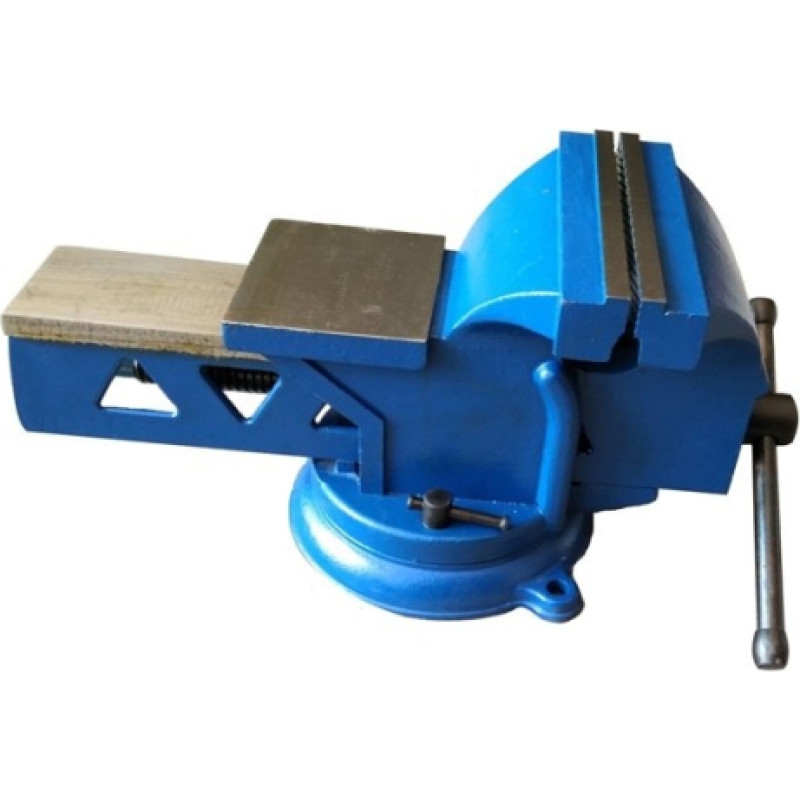 Tērauda sola skrūvspīļu grozāmā pamatne ar laktu / žokļa platums 125 mm, 7,5 kg