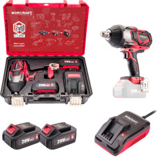 Li-ion Brushless Cordless Impact Wrench 3/4'' 1800nm 20V set in XCUBE box