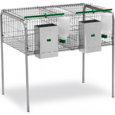 RABBIT CAGE MOD. SEGURA - 2 COMPARTMENTS