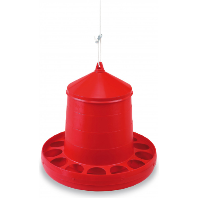 PLASTIC POULTRY FEEDER 12 KG.