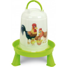 ECO CHICKEN DRINKER 5 L. WITH LEGS (GREEN LEMON) - HAPPY RANGE