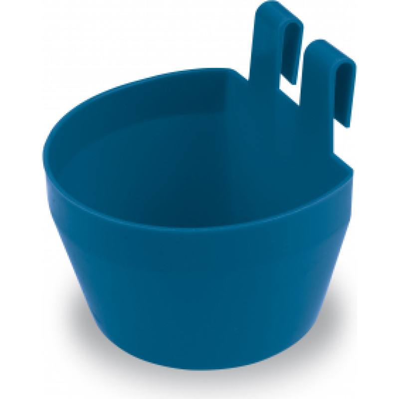 PLASTIC FEEDER WITH HOOKS - BLUE