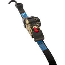 Auto retract ratchet tie down strap 0.3t, L=3.0m, width 25mm