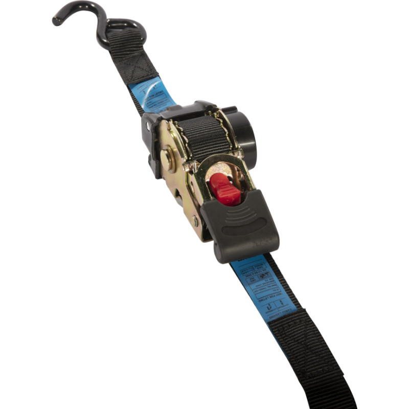 Auto retract ratchet tie down strap 0.3t, L=3.0m, width 25mm