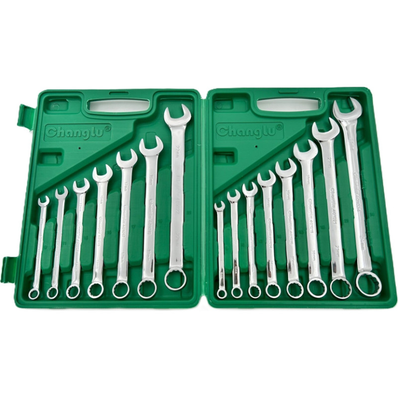 Combination wrench set 15pcs (8-24mm)(BMC)