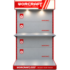 Display shelf with LED WORCRAFT