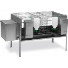 RABBIT CAGE MODEL EUROPE 1 NEST, 1 COMP.