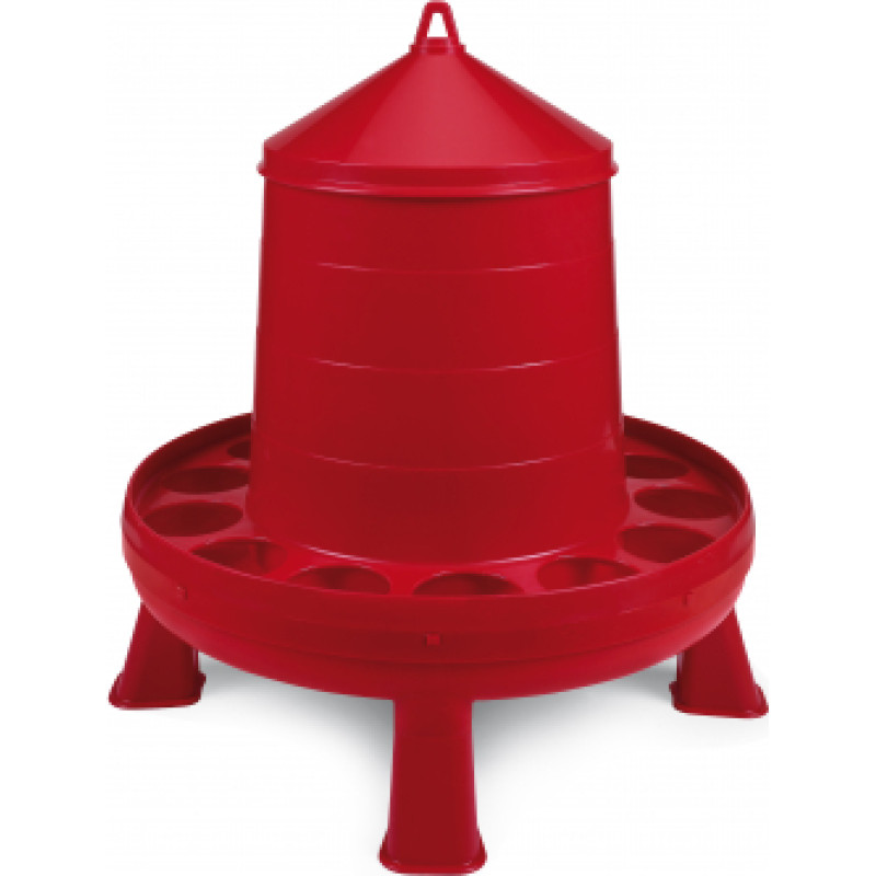 PLASTIC POULTRY FEEDER 12 KG. WITH LEGS