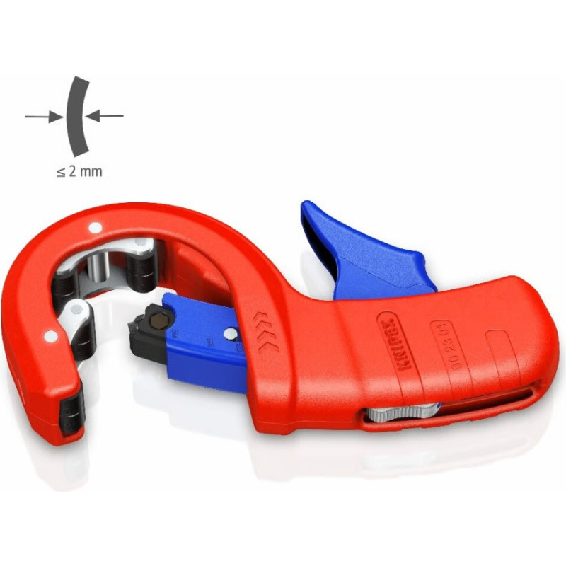 Pipe cutter for thin-walled plastic drain pipes 32-50mm KNIPEX DP50