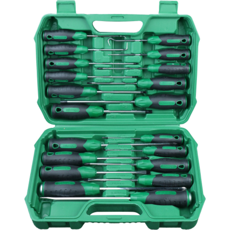 Screwdriver set 20pcs (pl./PH/Hex/hooks)