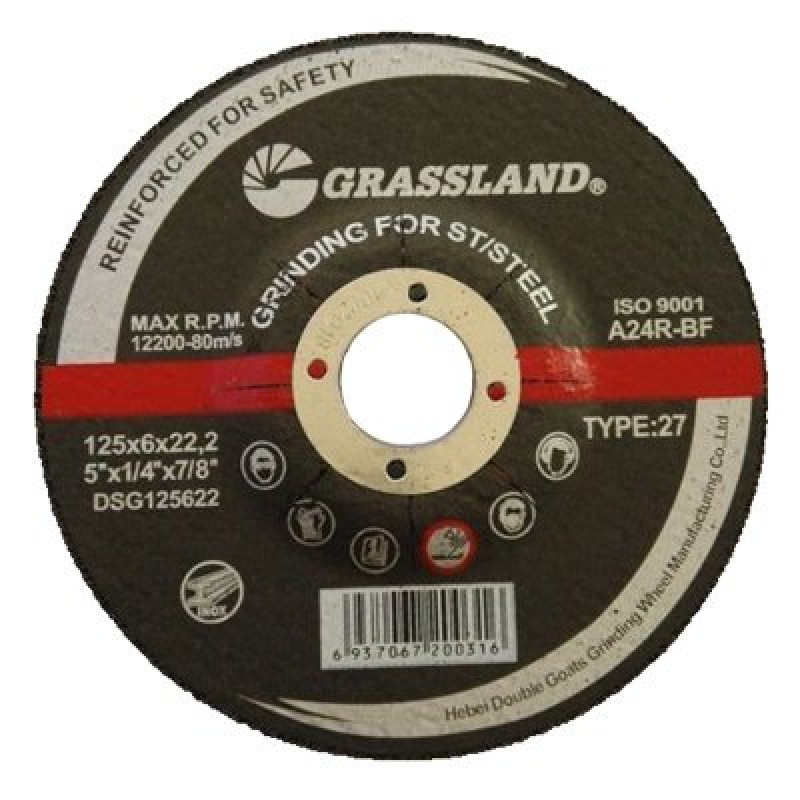 Grinding wheel 125x6.0x22.2  27. Stainless steel