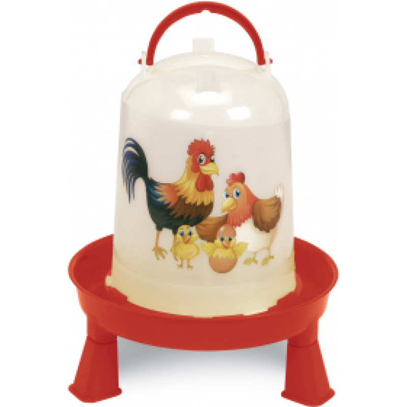 ECO CHICKEN DRINKER 3 L. WITH LEGS - HAPPY RANGE