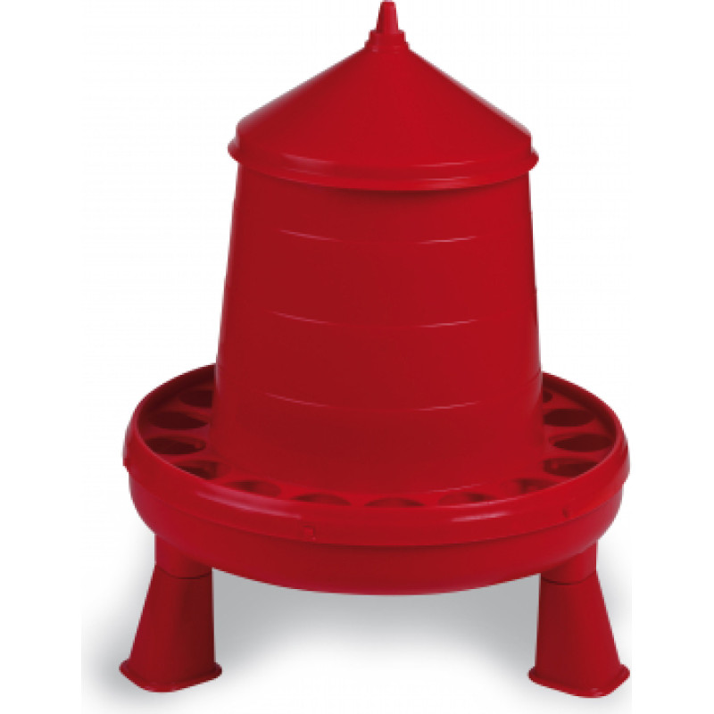 PLASTIC POULTRY FEEDER 4 KG. WITH LEGS