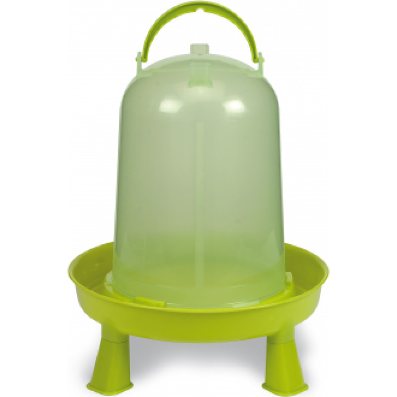 ECO CHICKEN DRINKER 10 L. WITH LEGS - GREEN LEMON