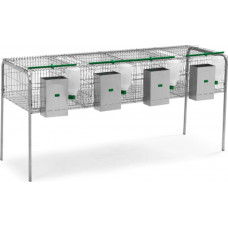 RABBIT CAGE MOD. SEGURA - 4 COMPARTMENTS